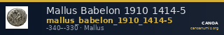 Mallus Babelon 1910 1414-5 — CANOA