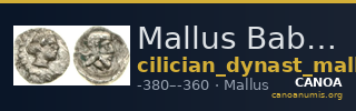 Mallus Babelon 1910 567-9 — CANOA