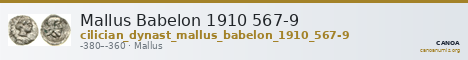 Mallus Babelon 1910 567-9 — CANOA