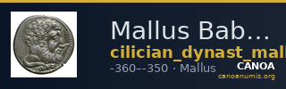 Mallus Babelon 1910 570-1 — CANOA