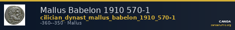 Mallus Babelon 1910 570-1 — CANOA