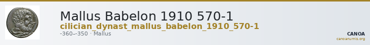 Mallus Babelon 1910 570-1 — CANOA