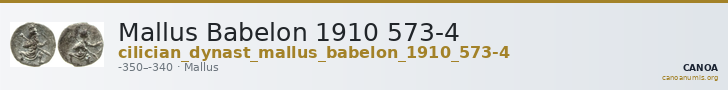 Mallus Babelon 1910 573-4 — CANOA