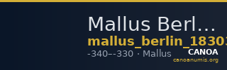 Mallus Berlin 18303563 — CANOA