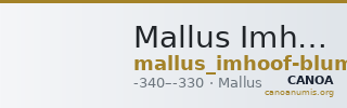 Mallus Imhoof-Blumer 1901-2 p. 469, 7 — CANOA