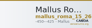 Mallus Roma 15 (2018) 269 — CANOA