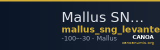Mallus SNG Levante 1261 — CANOA