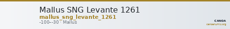 Mallus SNG Levante 1261 — CANOA