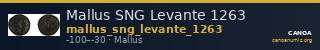 Mallus SNG Levante 1263 — CANOA
