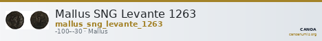 Mallus SNG Levante 1263 — CANOA
