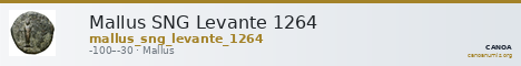 Mallus SNG Levante 1264 — CANOA