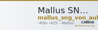 Mallus SNG von Aulock 5705 — CANOA