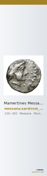 Mamertines Messana Sarstrom 1940 136-146 — CANOA