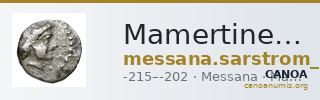 Mamertines Messana Sarstrom 1940 136-146 — CANOA