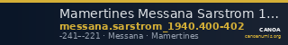 Mamertines Messana Sarstrom 1940 400-402 — CANOA