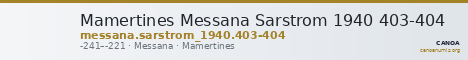 Mamertines Messana Sarstrom 1940 403-404 — CANOA