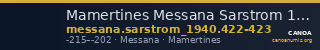 Mamertines Messana Sarstrom 1940 422-423 — CANOA