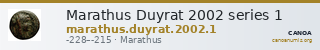 Marathus Duyrat 2002 series 1 — CANOA