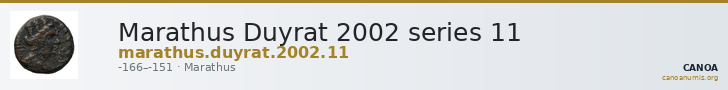 Marathus Duyrat 2002 series 11 — CANOA