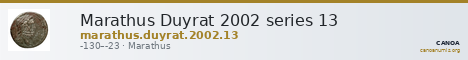 Marathus Duyrat 2002 series 13 — CANOA