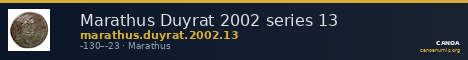 Marathus Duyrat 2002 series 13 — CANOA