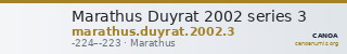 Marathus Duyrat 2002 series 3 — CANOA