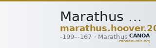 Marathus Hoover 2009 — CANOA