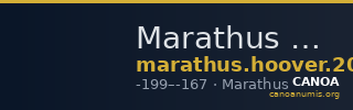 Marathus Hoover 2009 — CANOA