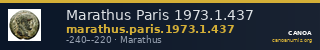 Marathus Paris 1973.1.437 — CANOA