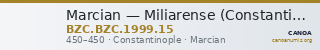 Marcian — Miliarense (Constantinople, 450) — CANOA