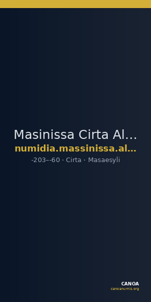 Masinissa Cirta Alexandropoulos 2007 19 — CANOA