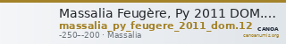 Massalia Feugère, Py 2011 DOM.12 — CANOA