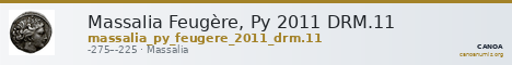 Massalia Feugère, Py 2011 DRM.11 — CANOA