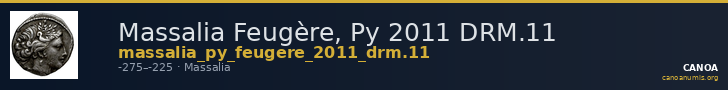 Massalia Feugère, Py 2011 DRM.11 — CANOA