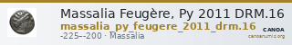 Massalia Feugère, Py 2011 DRM.16 — CANOA