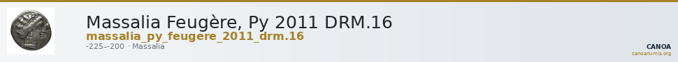 Massalia Feugère, Py 2011 DRM.16 — CANOA