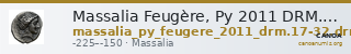 Massalia Feugère, Py 2011 DRM.17-32, DRM.50 — CANOA
