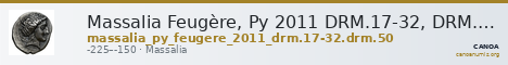 Massalia Feugère, Py 2011 DRM.17-32, DRM.50 — CANOA