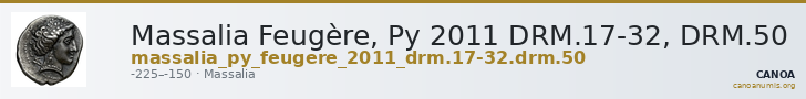 Massalia Feugère, Py 2011 DRM.17-32, DRM.50 — CANOA