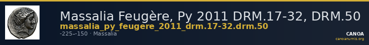 Massalia Feugère, Py 2011 DRM.17-32, DRM.50 — CANOA