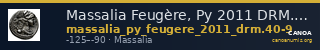 Massalia Feugère, Py 2011 DRM.40-9 — CANOA