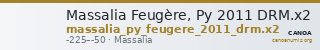 Massalia Feugère, Py 2011 DRM.x2 — CANOA