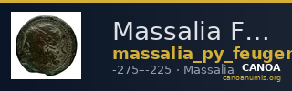 Massalia Feugère, Py 2011 GBM.13,PBM.28 — CANOA