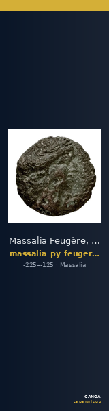 Massalia Feugère, Py 2011 GBM.14-22, MBM.28, MBM.34-5, PBM.29-48 — CANOA