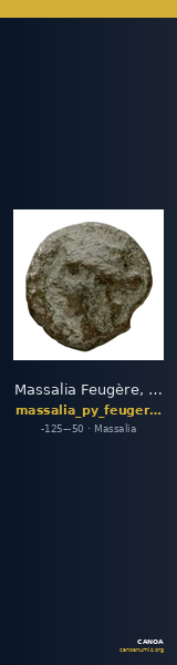 Massalia Feugère, Py 2011 MBM.33, PBM.50-68.PBM.97-8 — CANOA