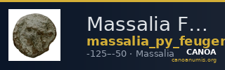 Massalia Feugère, Py 2011 MBM.33, PBM.50-68.PBM.97-8 — CANOA