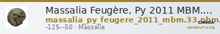 Massalia Feugère, Py 2011 MBM.33, PBM.50-68.PBM.97-8 — CANOA