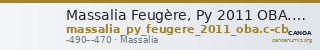 Massalia Feugère, Py 2011 OBA.C-Cb — CANOA