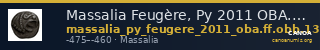 Massalia Feugère, Py 2011 OBA.FF, OBB.13 — CANOA