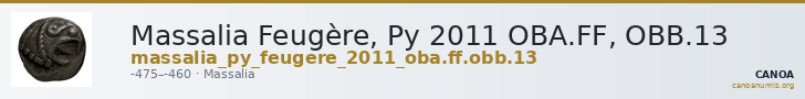 Massalia Feugère, Py 2011 OBA.FF, OBB.13 — CANOA